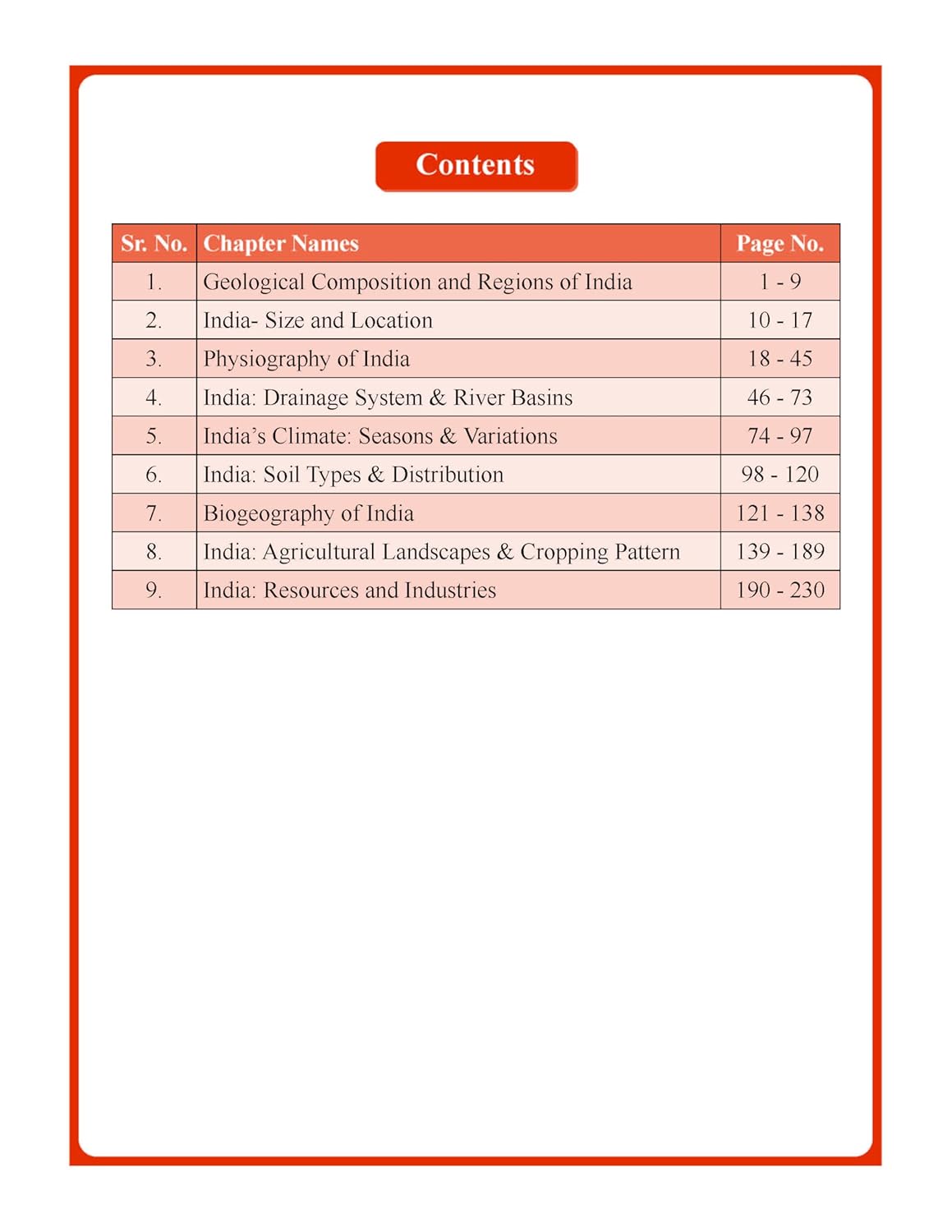 Indian Geography Book (English) Advance Foundation